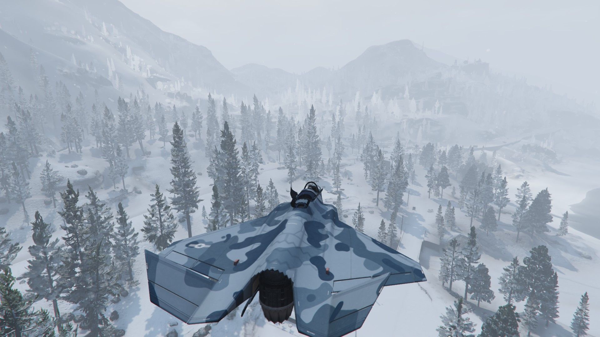 The snow doesn&#039;t feel out of place here (Image via Rockstar Games)