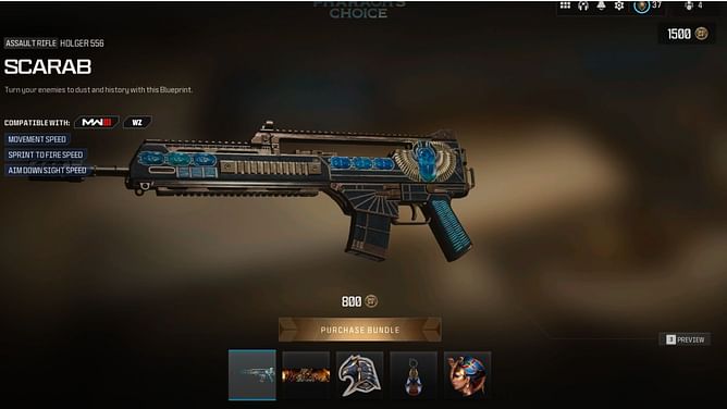 Pharaoh's Choice bundle in Warzone and MW3: Price, what's included, and more