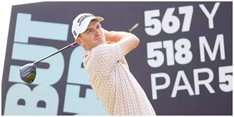 Which players qualified for Round 2 of the LIV Promotions event in Abu Dhabi?