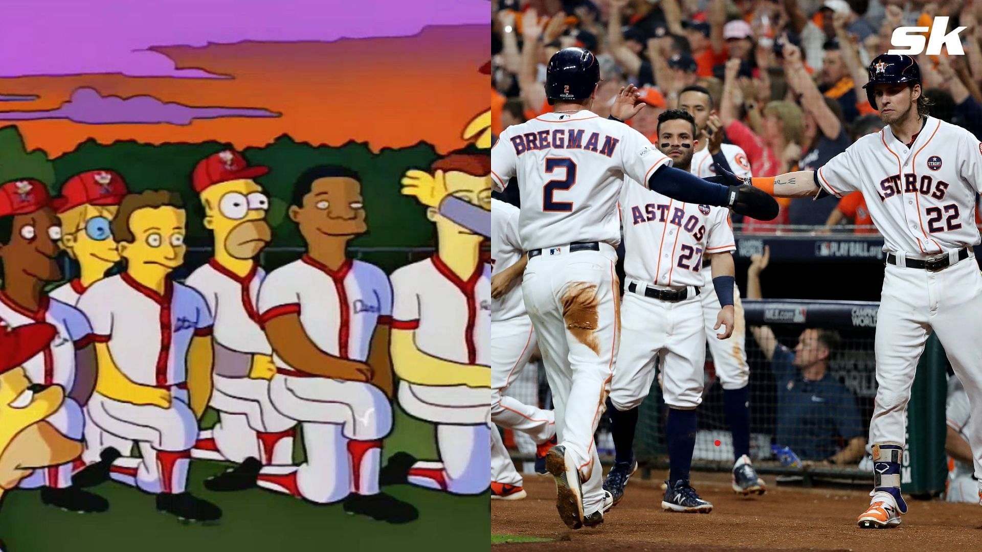 The Simpsons trolled the Houston Astros for their 2017-2018 cheating scandal