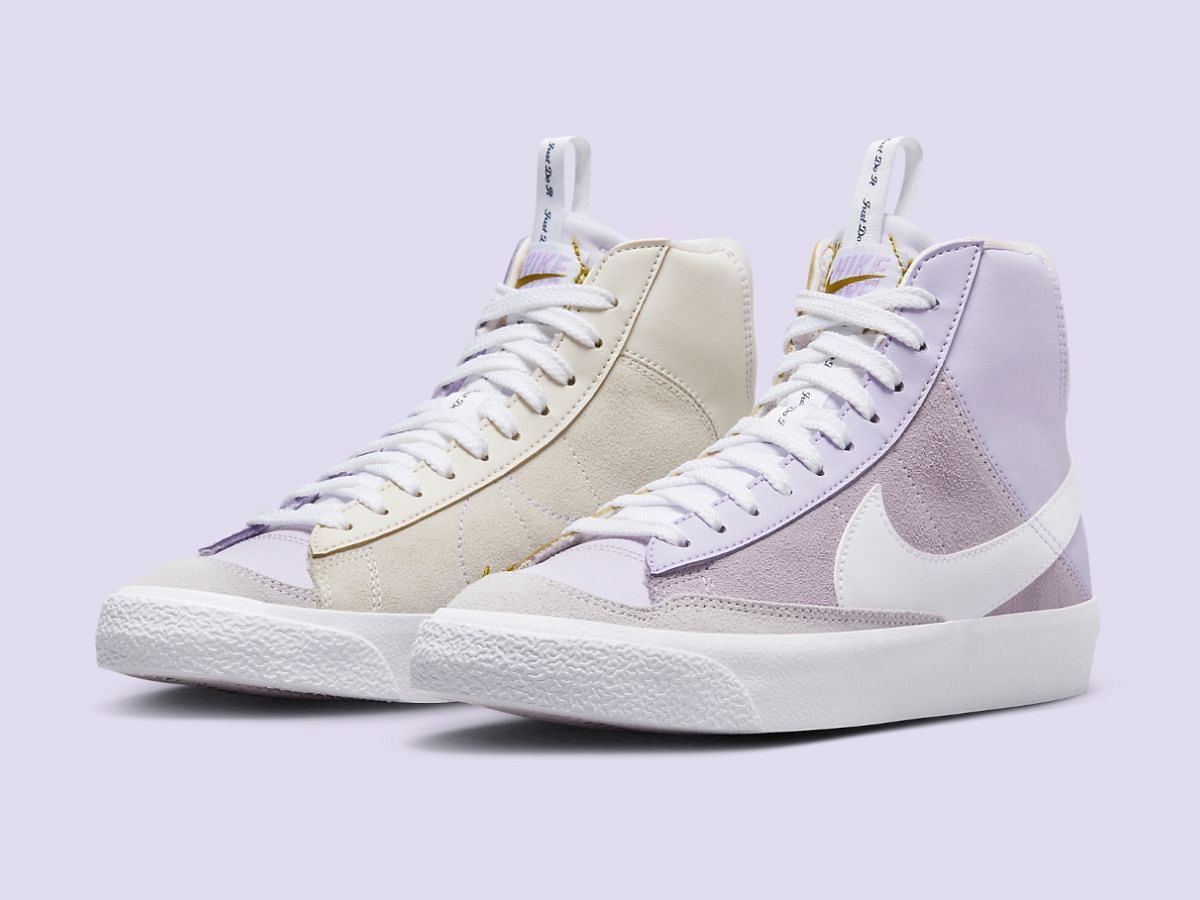A look into Nike Blazer Mid &ldquo;Just Do It&rdquo; sneakers (Image via Sneaker News)
