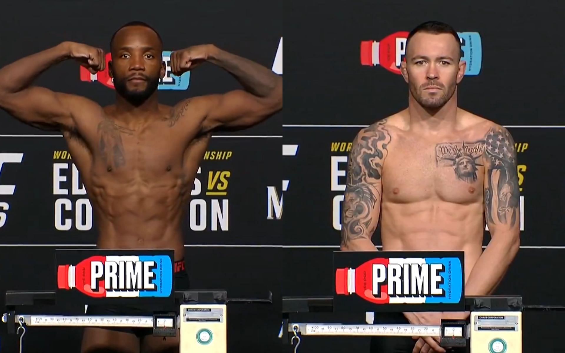 Ufc 296 Weigh In Results Ufc 296 Leon Edwards Vs Colby Covington