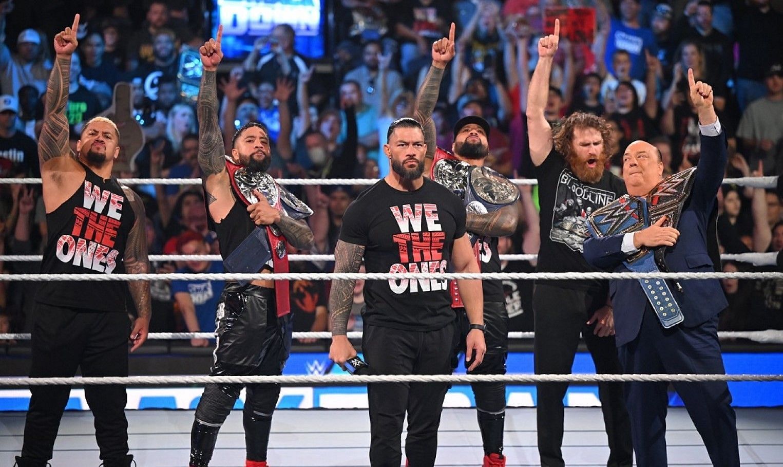 The Bloodline dominated SmackDown throughout 2023.