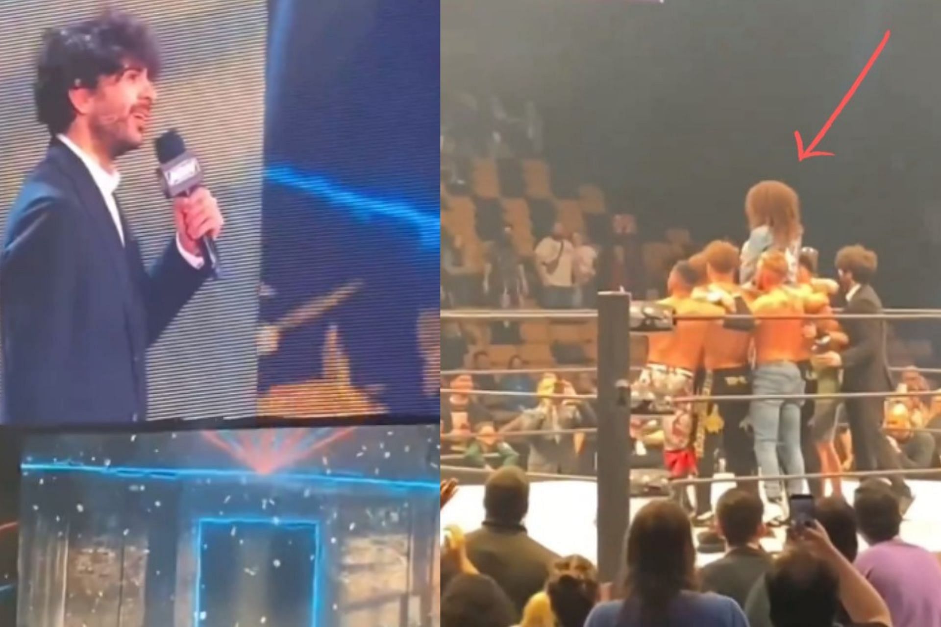 The surprise involved a rarely-seen AEW star
