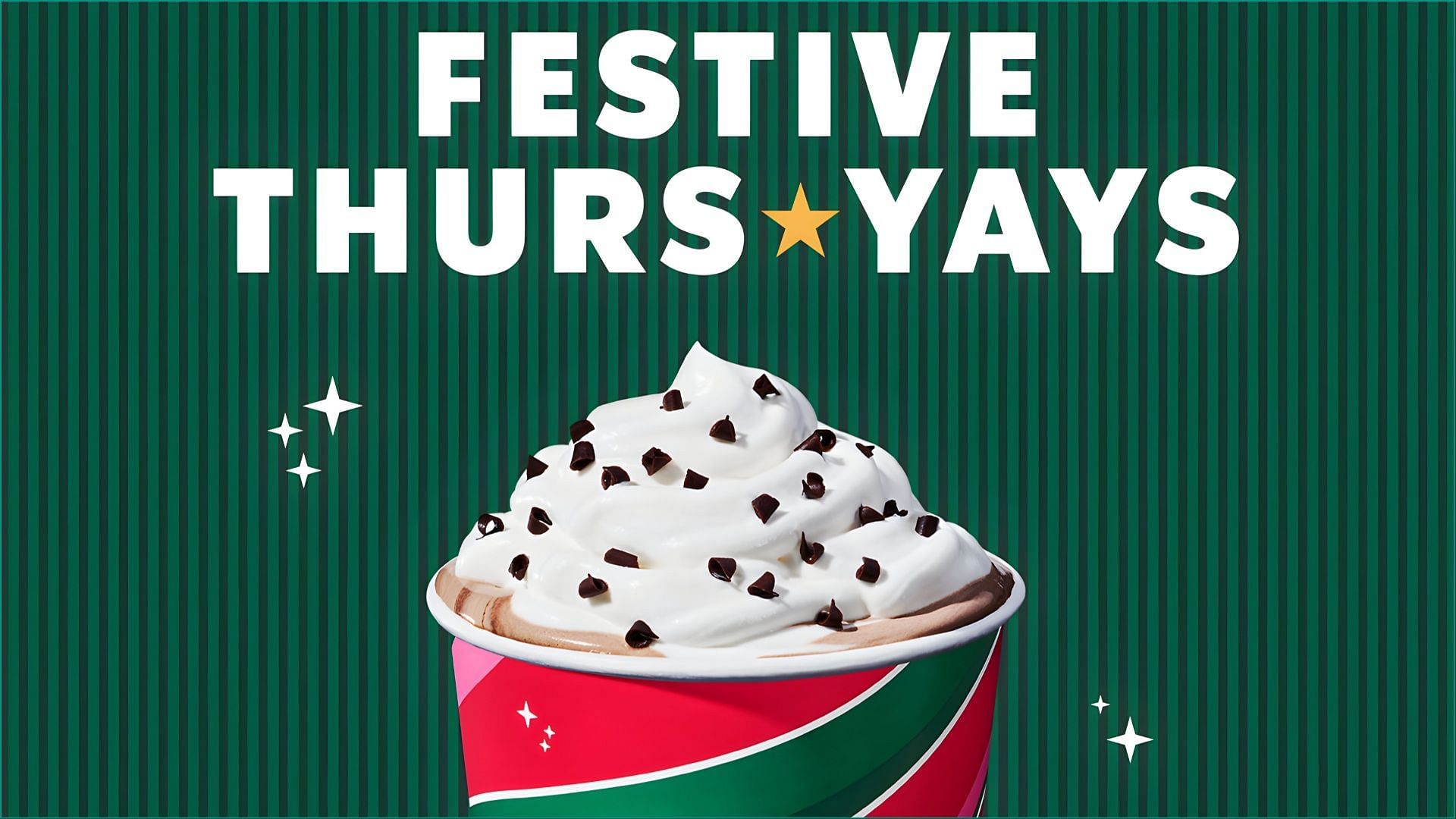 Starbucks unveils a new Festive ThurYays promotion (Image via Starbucks)