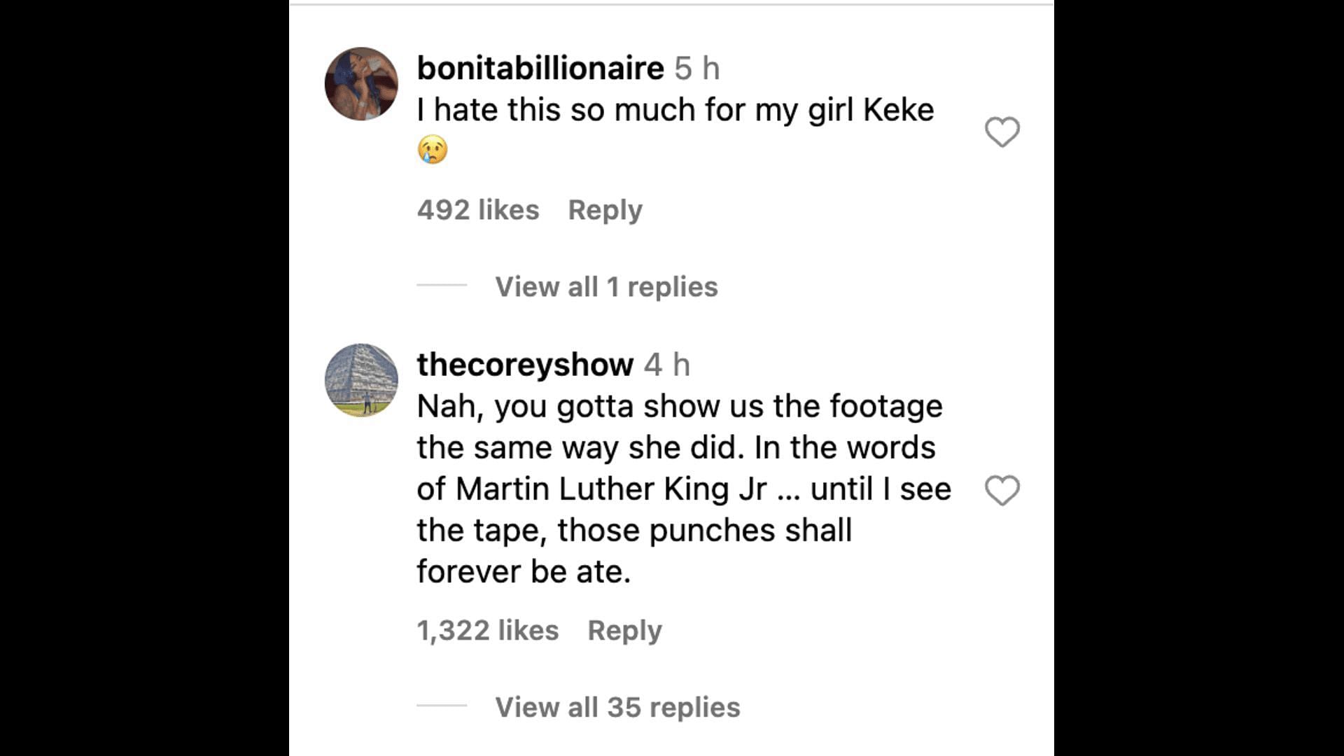 Social media users share opinions as Darius claimed that Keke abused him during their relationship (Image via Instagram)