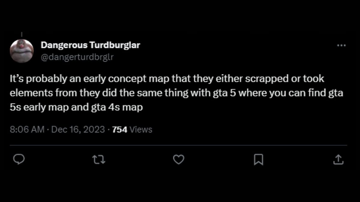 GTA 6 map reportedly teased in the game's official wallpaper