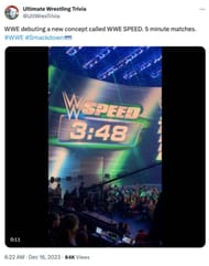 Screengrab of the WWE Speed Logo