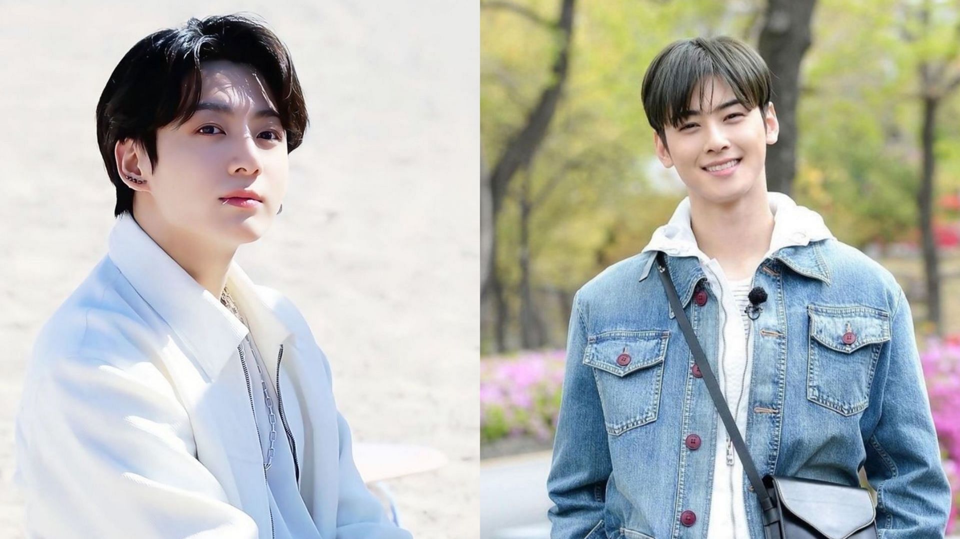 Featuring Jungkook and Cha Eun-woo (Image via Bighit Entertainment and JTBC)