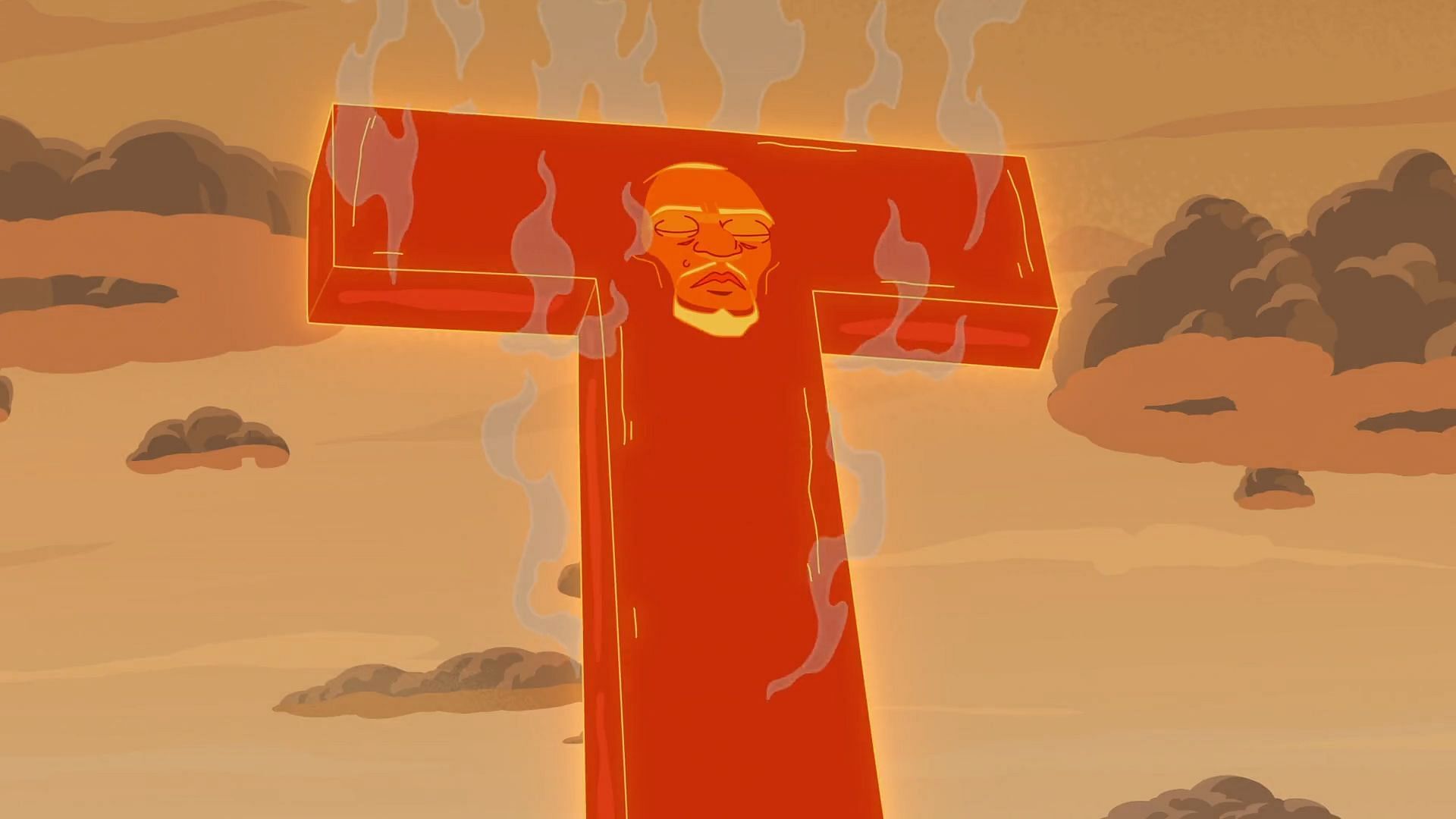 King Magma-T, as seen in Rick and Morty season 7 episode 8 (Image via Adult Swim)