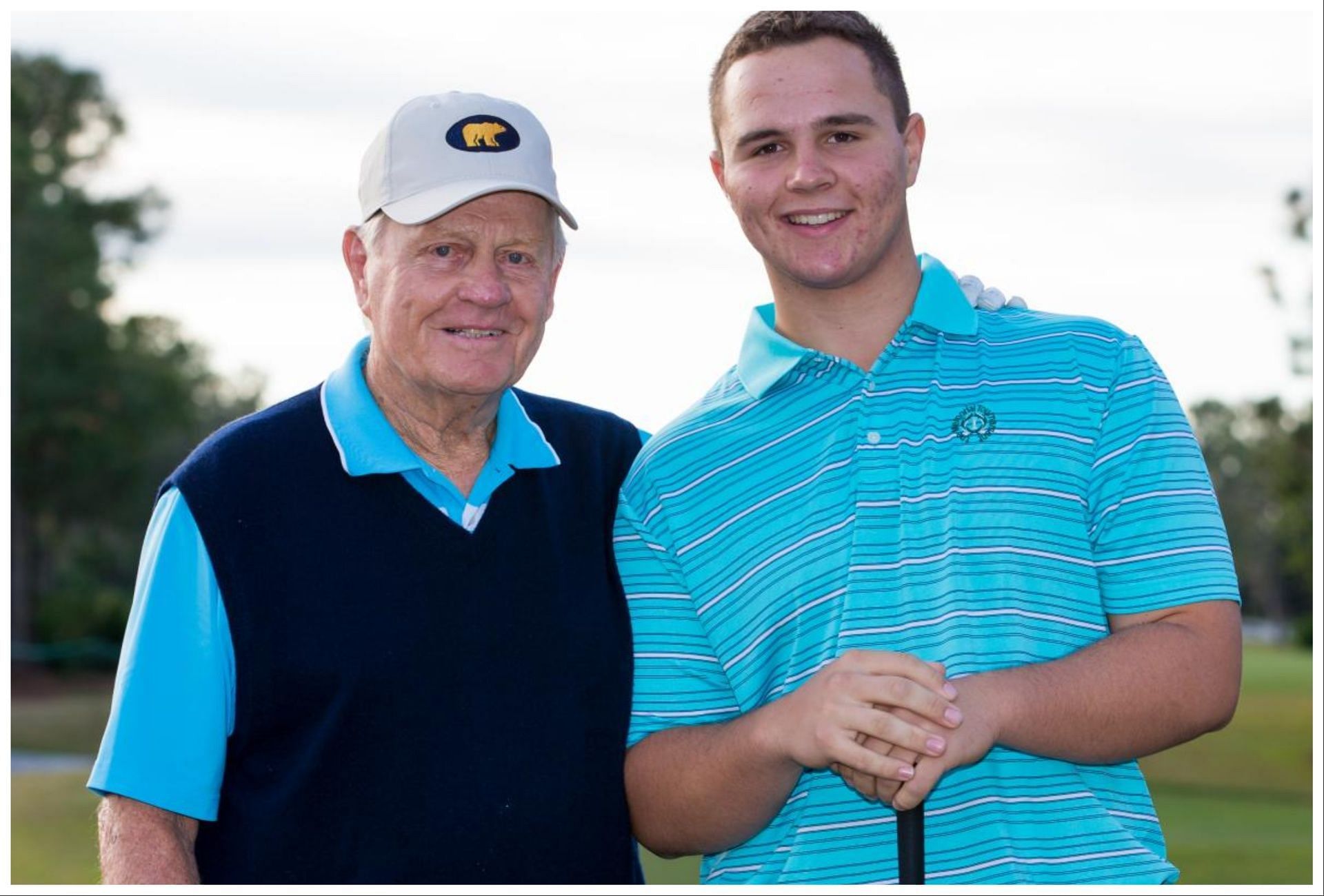 Jack Nicklaus and Gary Nicklaus (Image via Bleacher Report)