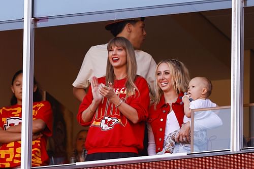 Taylor Swift at a Kansas City Chiefs game