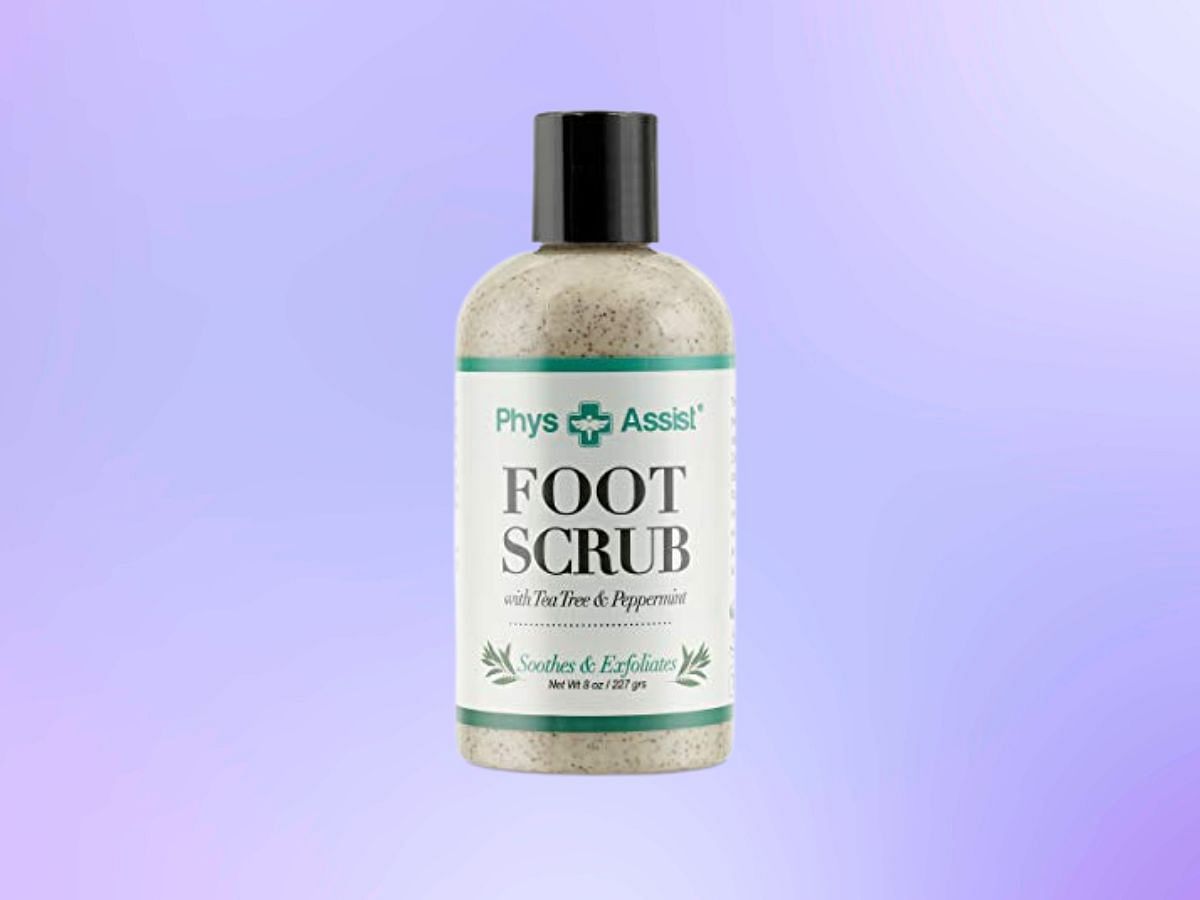 PhysAssist Foot Scrub (Image via Amazon)