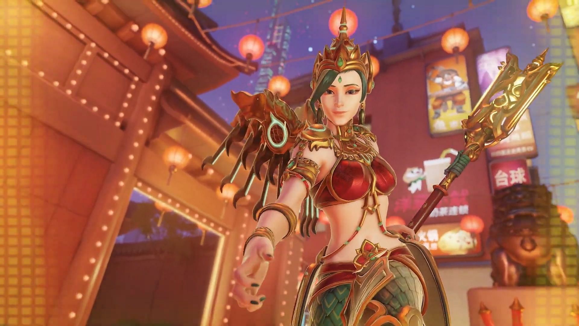 Lunar Year Mercy (Image via Blizzard Entertainment)