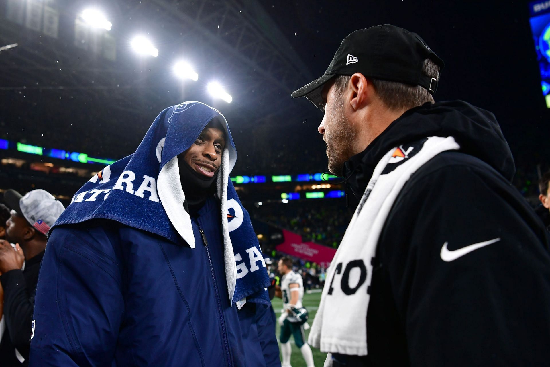 Geno Smith at Philadelphia Eagles v Seattle Seahawks