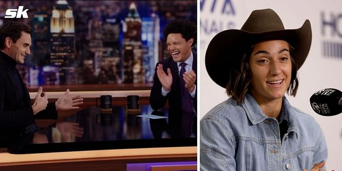 "One of my dreams is probably to get a coffee with Roger Federer" - Caroline Garcia after stumbling upon Swiss' 2022 interview with Trevor Noah