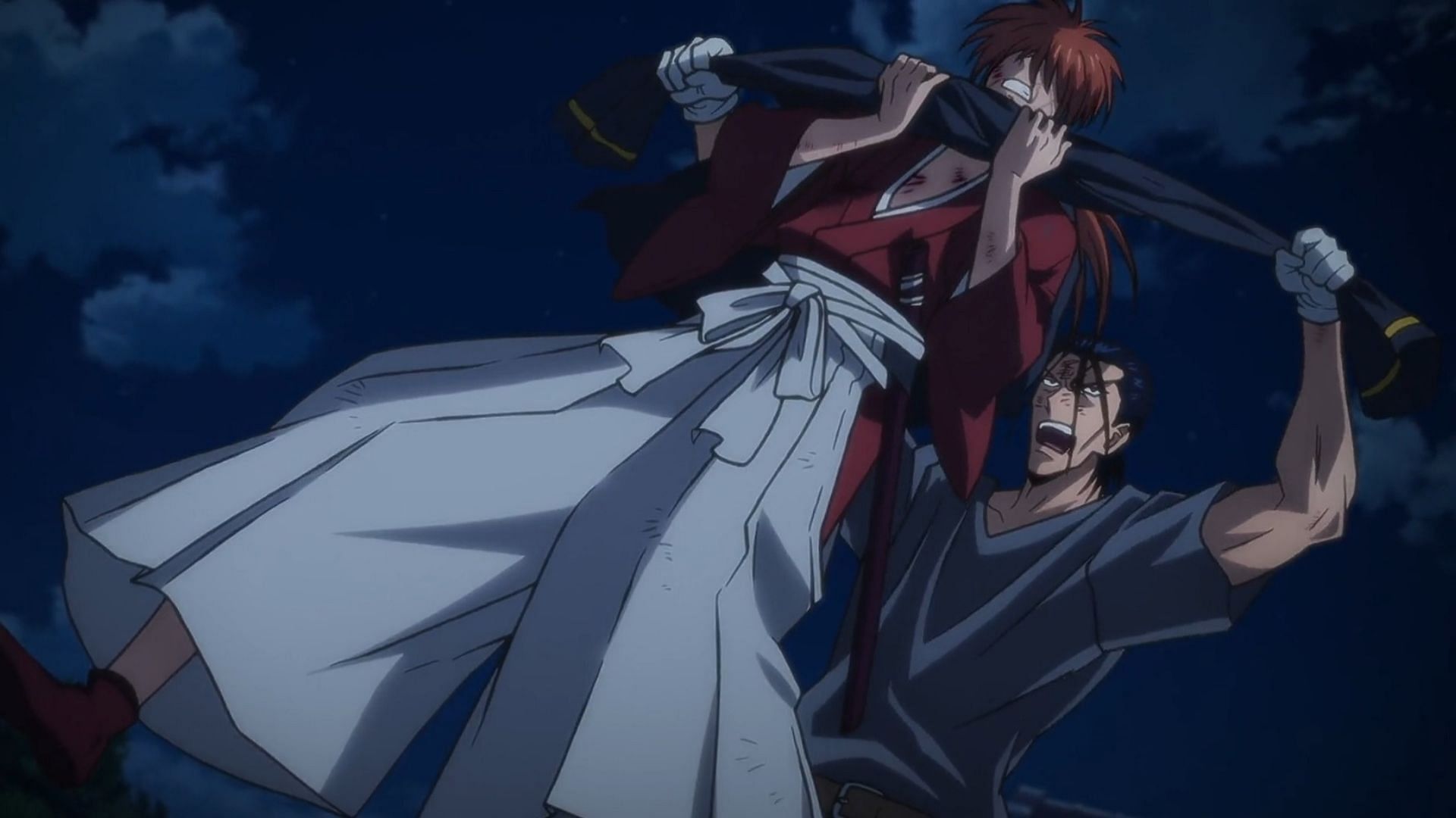 Kenshin vs Saito as seen in Rurouni Kenshin episode 23 (Image via LIDEN FILMS)