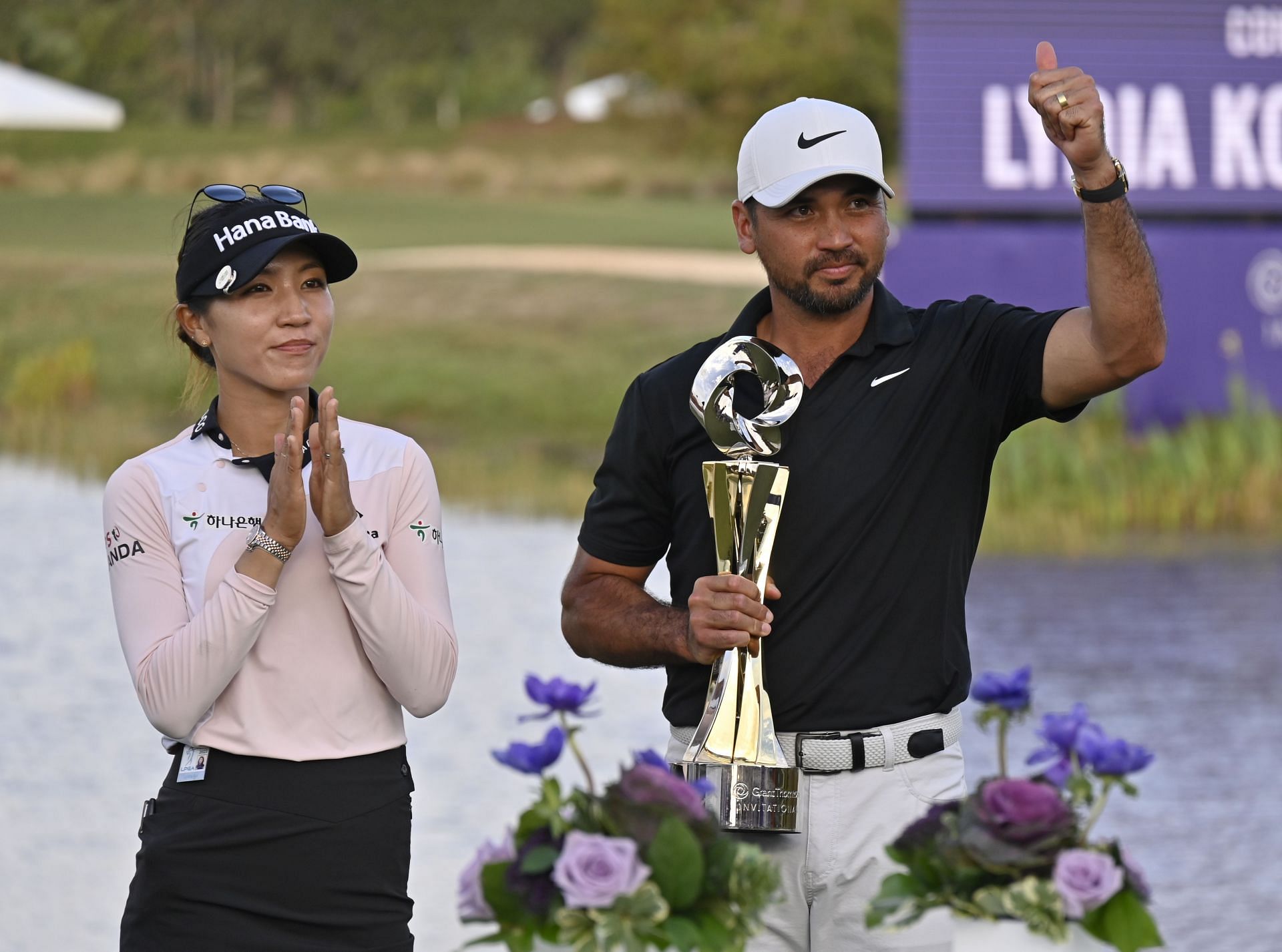 How much did Lydia Ko and Jason Day earn at the Grant Thornton