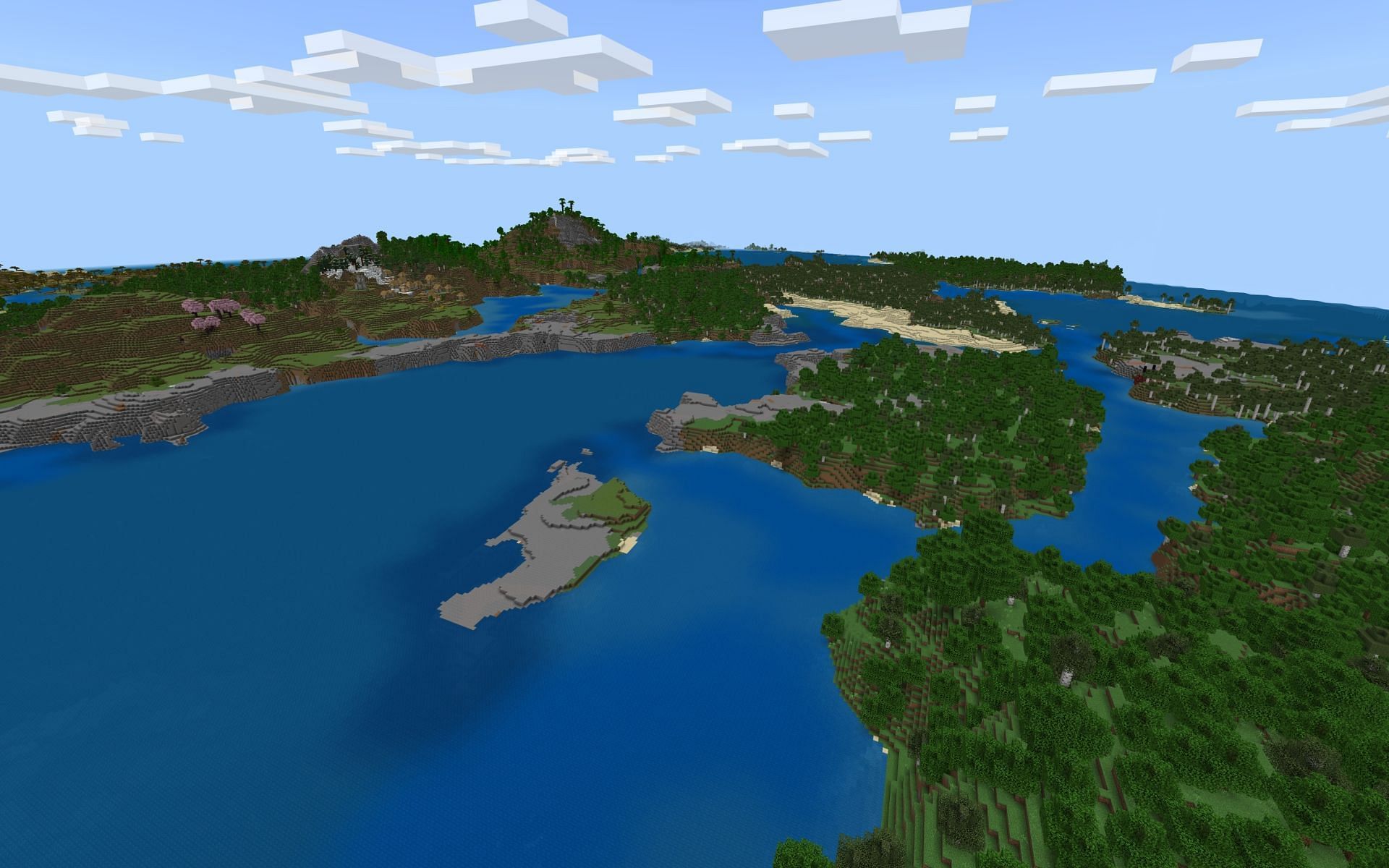 Aventure sur l'île des épaves (Image via Mojang)