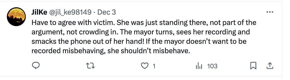 Social media users lashed out at the Louisiana Mayor after she engaged in a heated altercation with a woman during the Council Meeting. (Image via Twitter)