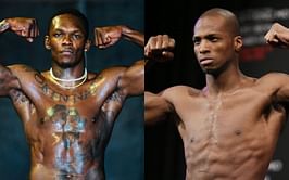 Israel Adesanya reacts to Michael 'Venom' Page signing with the UFC