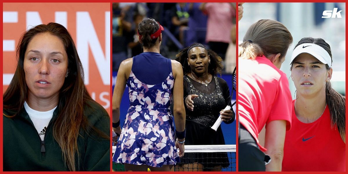 Jessica Pegula, Serena Williams and Ajla Tomljanovic