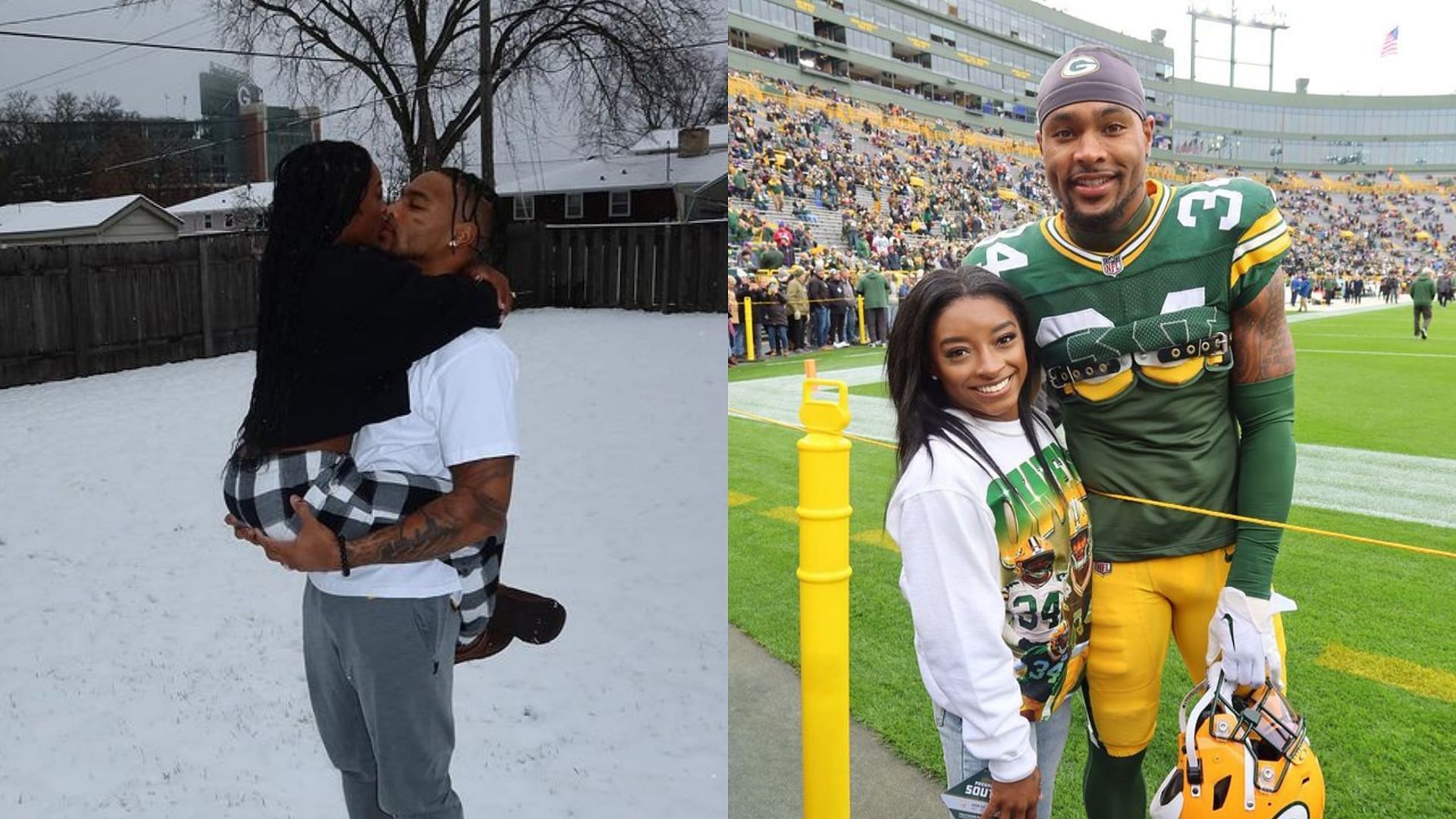 Simone Biles hypes husband Jonathan Owens with romantic post ahead of Chiefs-Packers clash