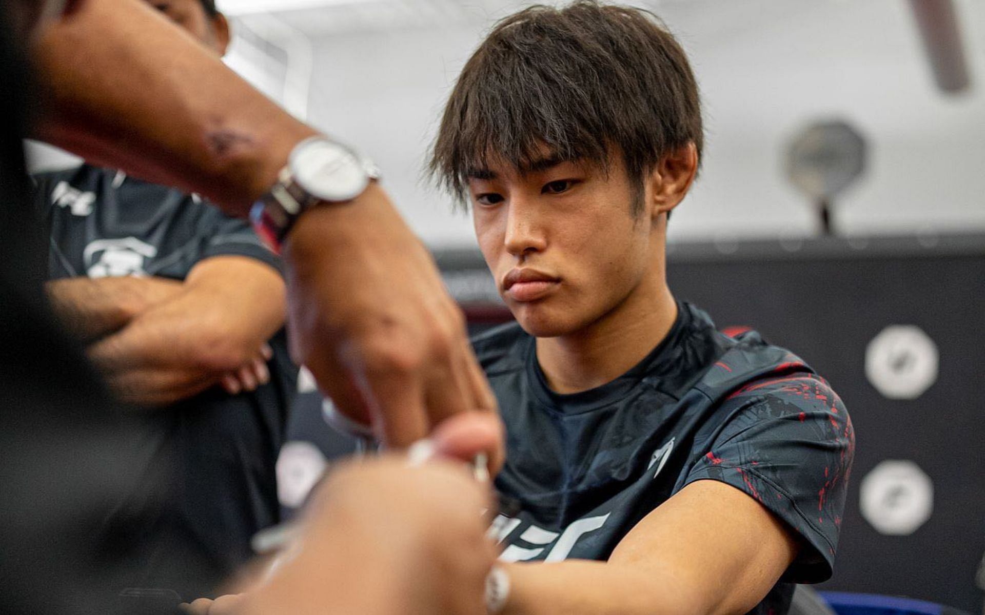Tatsuro Taira (right) returns to the octagon at UFC Vegas 83 [Image courtesy: @t.tatsurooo6 on Instagram]