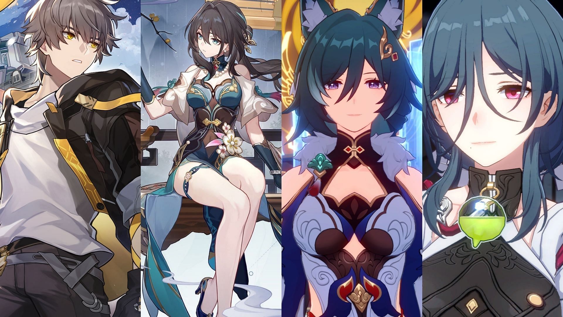 A team featuring Trailblazer (Destruction), Ruan Mei, Yukong, and Natasha (Image via HoYoverse)