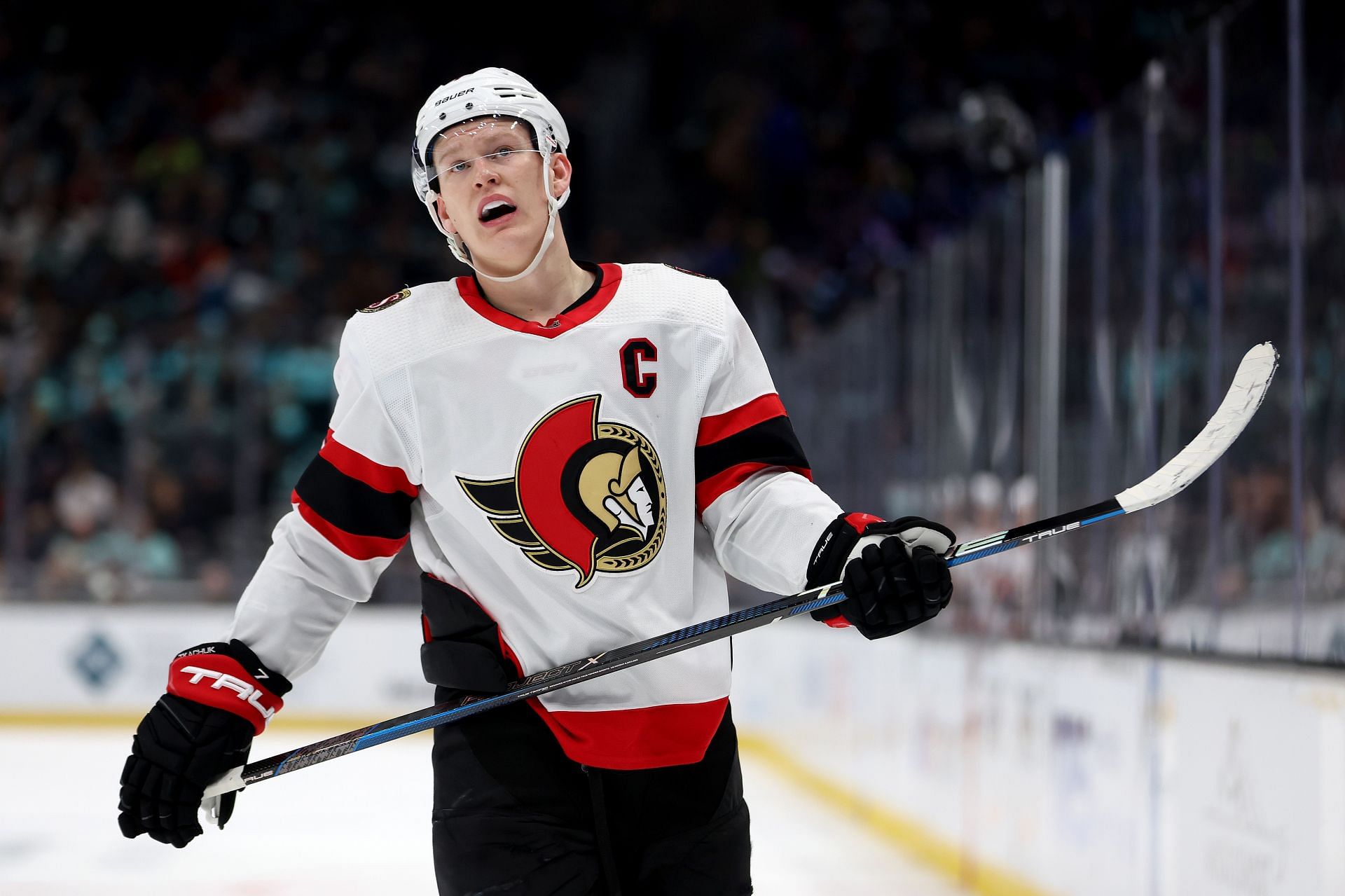 Brady Tkachuk is the Sens&#039; representative.