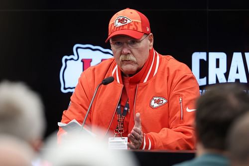 Andy Reid at Kansas City Chiefs Training Session