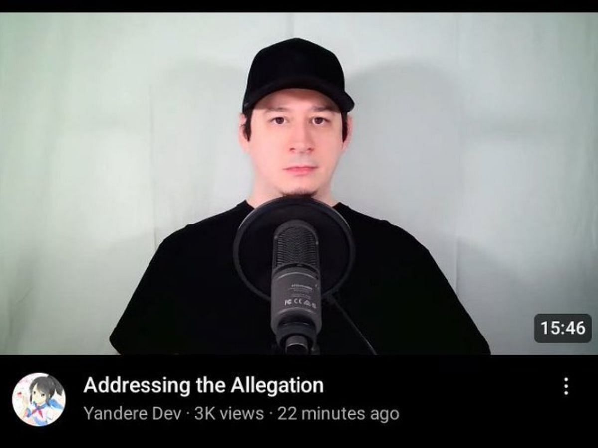 Yandere Dev addresses serious allegations (Image via YouTube/Yandere Dev)