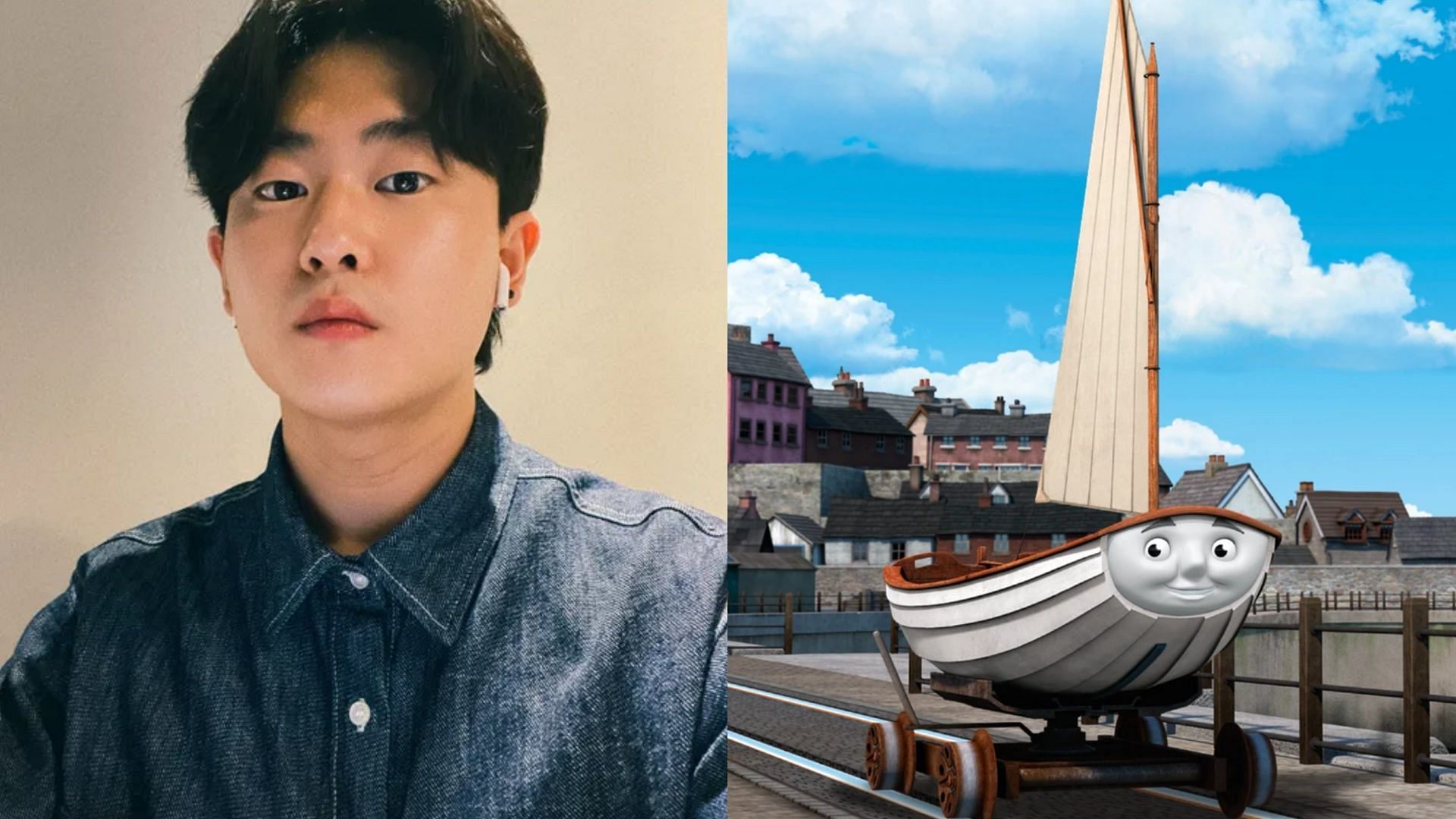 Kim Yoon-ki as Skiff in Thomas and Friends (Image via Thomas and Friends)