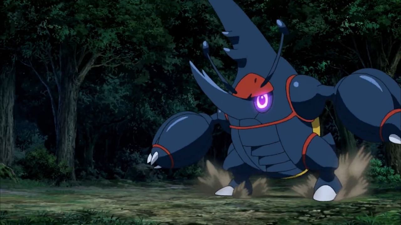 Mega Heracross as seen in the anime (Image via The Pokemon Company)