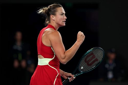 Aryna Sabalenka at the 2024 Australian Open.