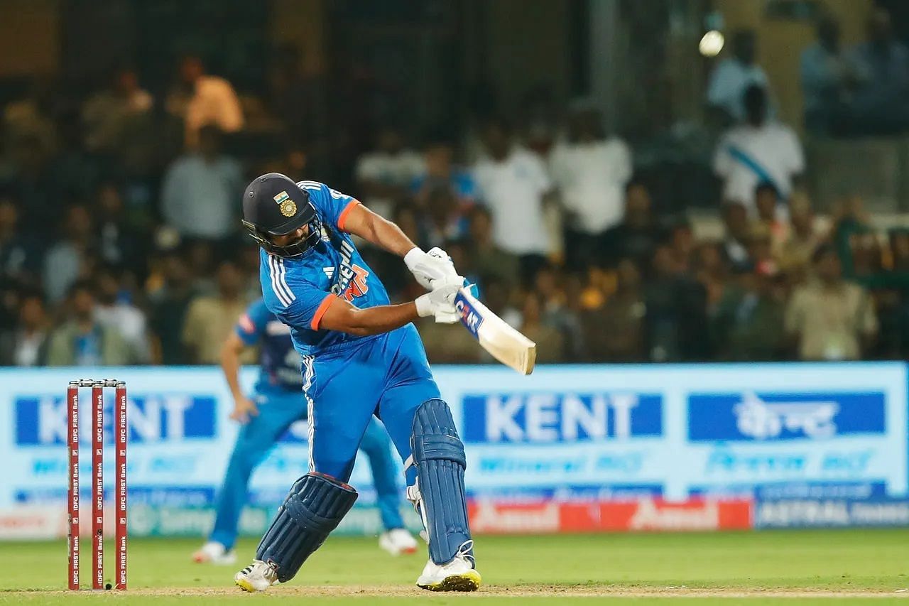 Rohit Sharma smashed an unbeaten century in the third T20I against Afghanistan. [P/C: BCCI]