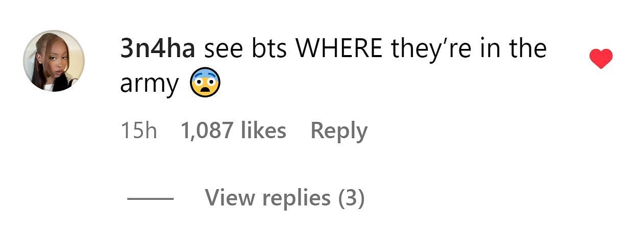 Fans reacted as three 13-year-old Indian girls fled home to see BTS (Image Via @3n4ha/Instagram)