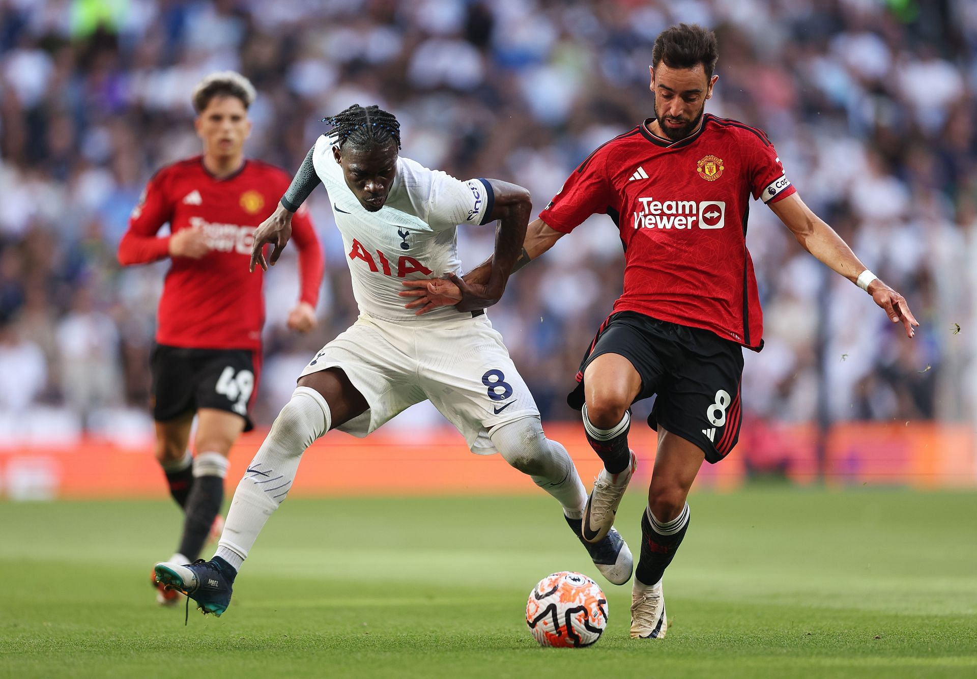 Tottenham eased to victory over the Red Devils in August.