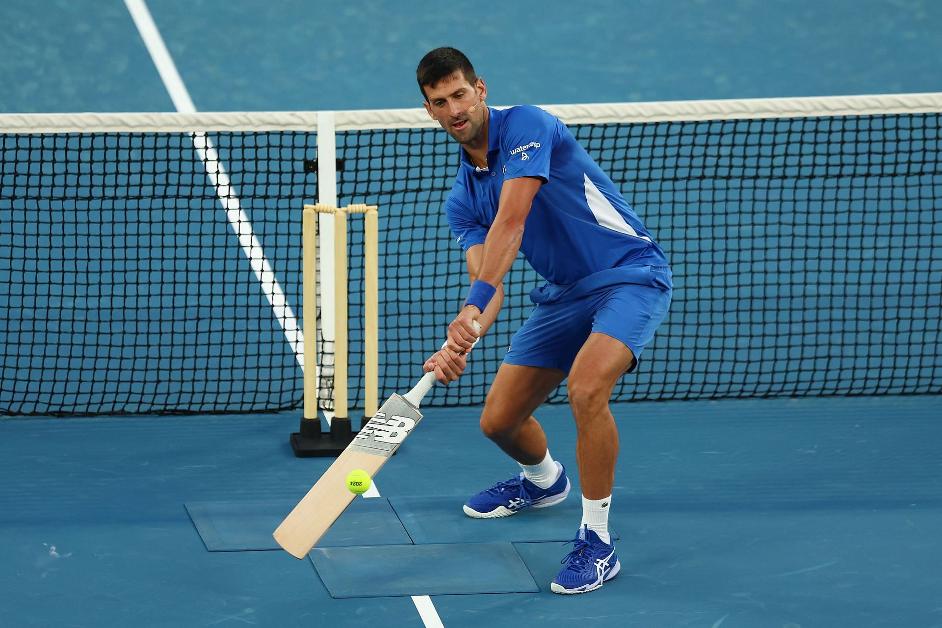 Novak Djokovic batting