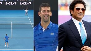 "The score is ‘love-all’" - Sachin Tendulkar praises Steve Smith and Novak Djokovic's camaraderie with humorous wordplay