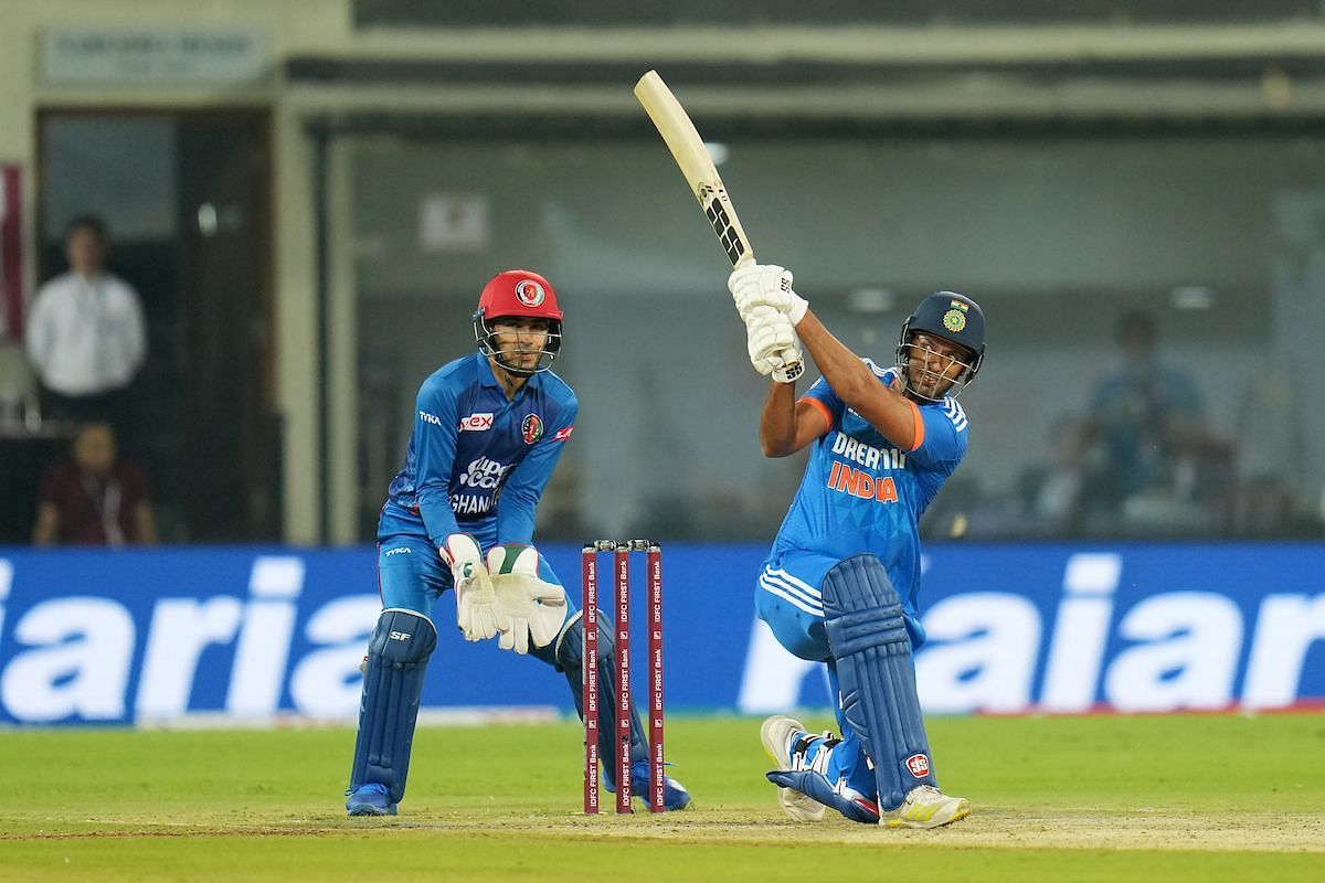 Shivam Dube scores 22-ball fifty in second T20I (Credtis: X/BCCI)