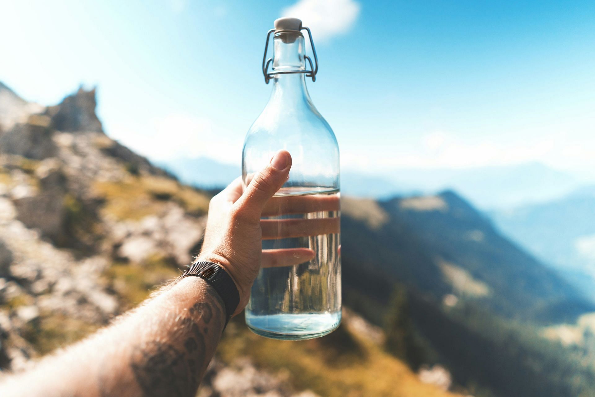 Drink enough water to avoid an electrolyte imbalance (Image by Marvin Meyer/Unsplash)