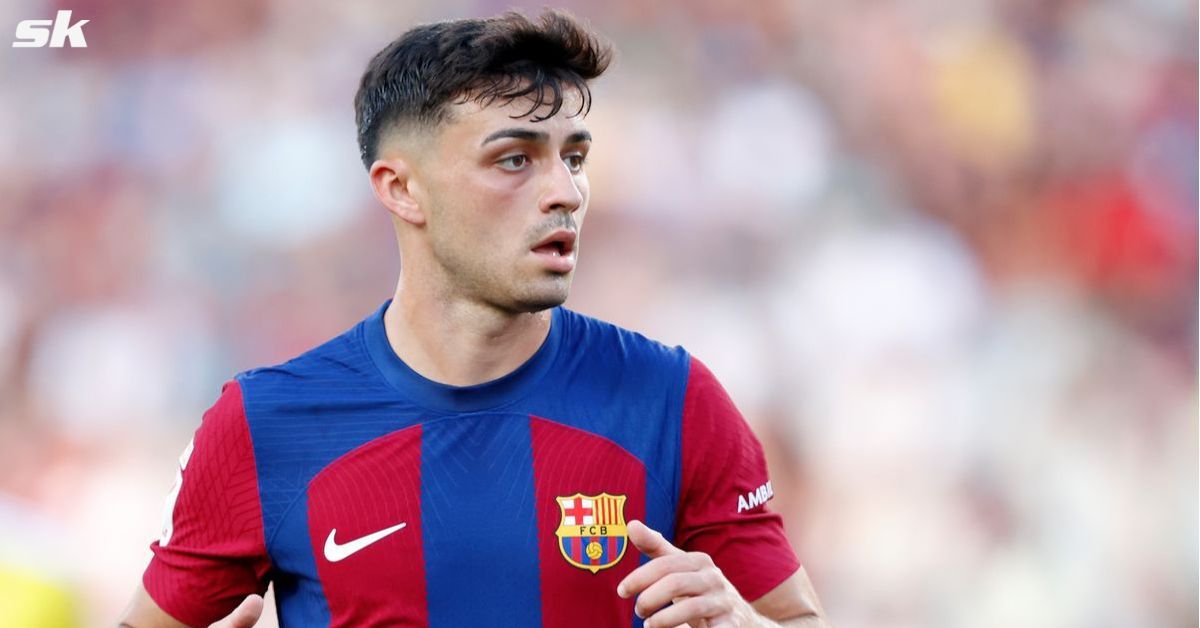 Pedri in action for Barcelona 