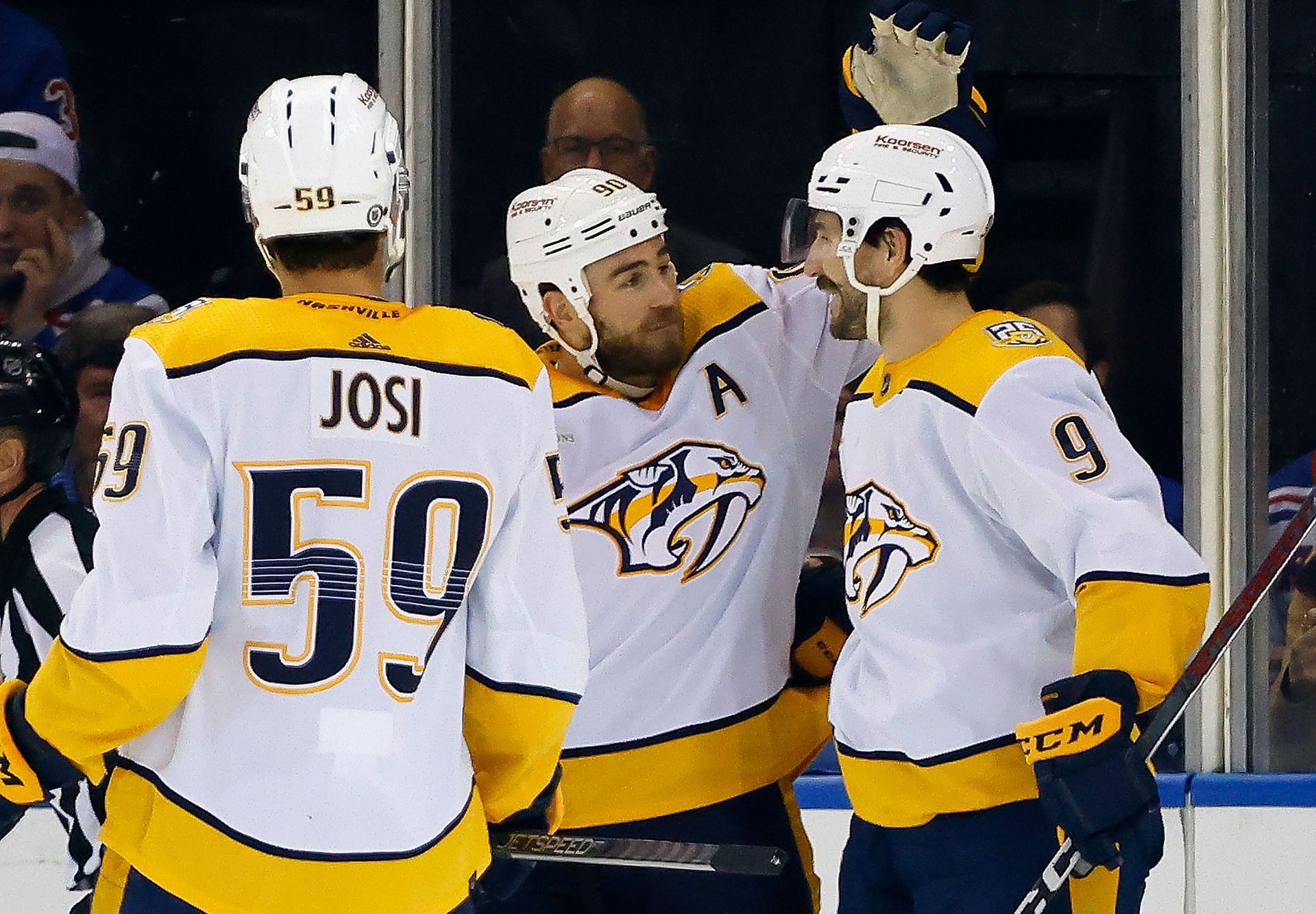 Roman Josi, Ryan O&#039;Reilly and Filip Forsberg, Nashville Predators