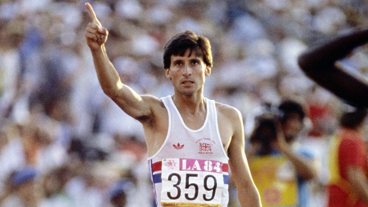 Sebastian Coe at the LA Olympics