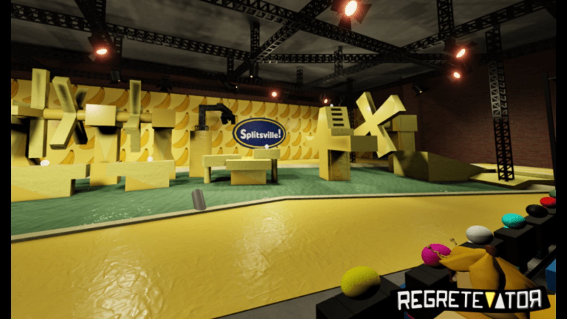 Run for your virtual life in Regretevator (Image via Roblox)