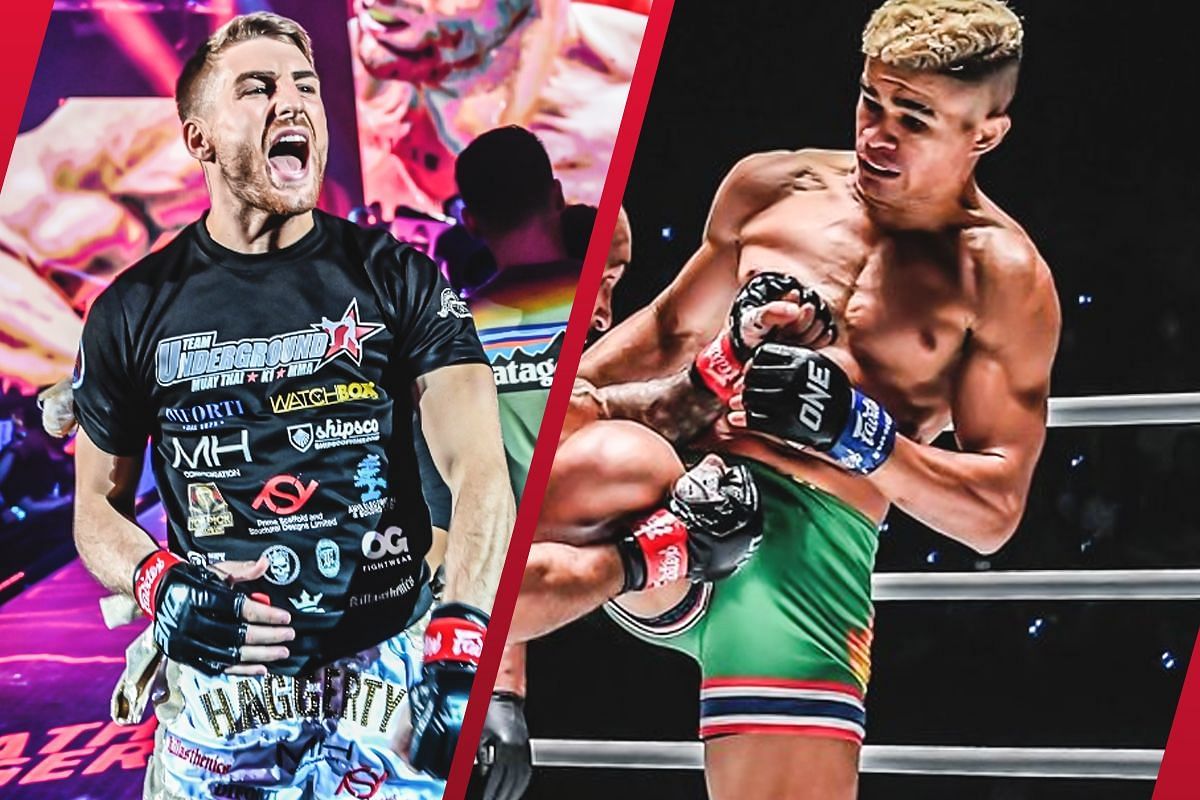 Jonathan Haggerty and Fabricio Andrade [Photos via: ONE Championship]