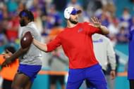 Josh Allen at Buffalo Bills v Miami Dolphins