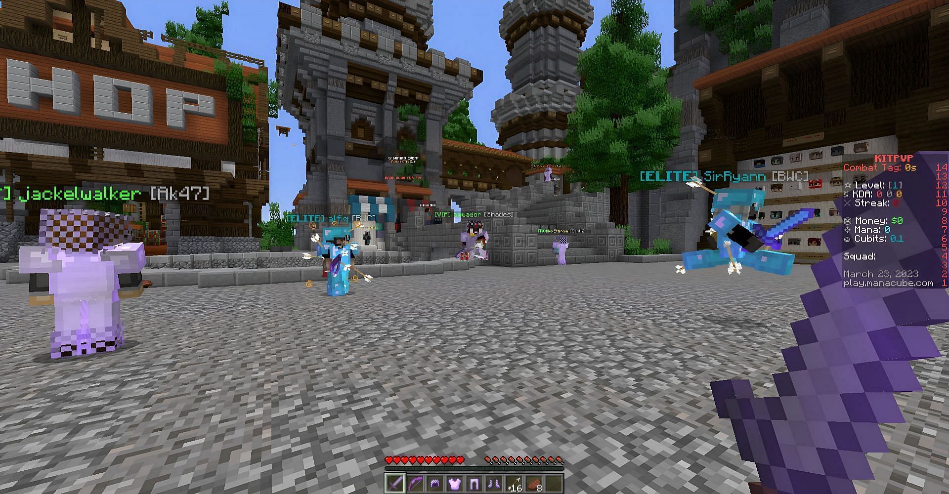 Manacube is a well liked server (Image via Mojang)