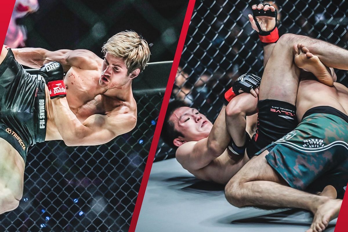 Sage Northcutt (left) and Shinya Aoki (right) | Image credit: ONE Championship